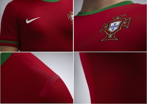 Jersey Portugal Home Euro 2012